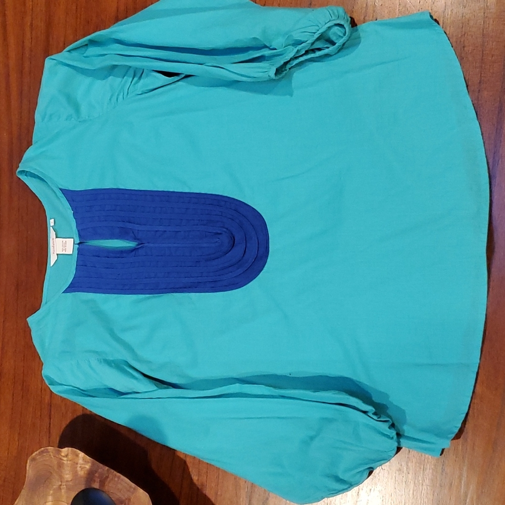 Sundance turquoise blouse size L